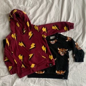 Lot of two Whistle and Flute sweaters 🐯⚡️